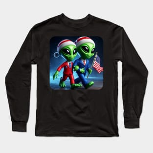 Little Green Men - Alien #7 Long Sleeve T-Shirt